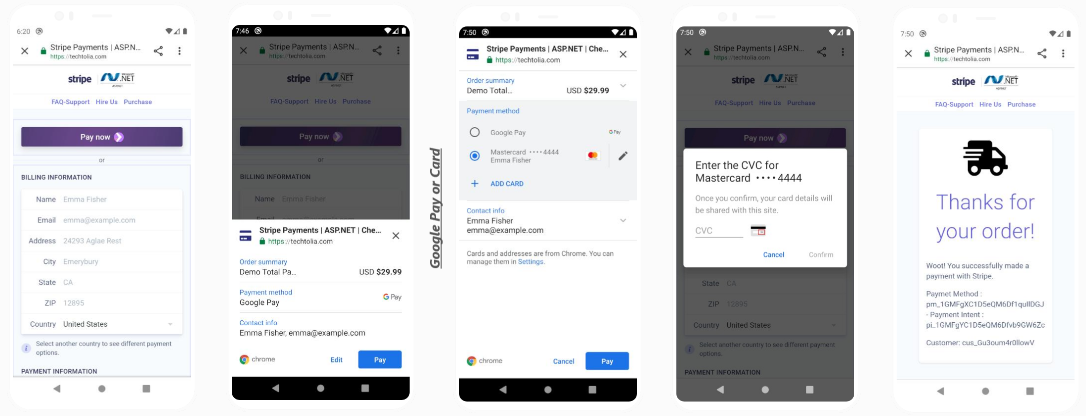 Google Pay - Payment Request Button